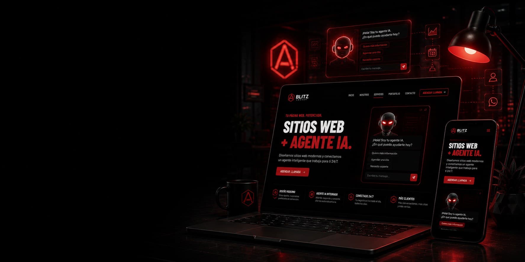 Web + Agente IA