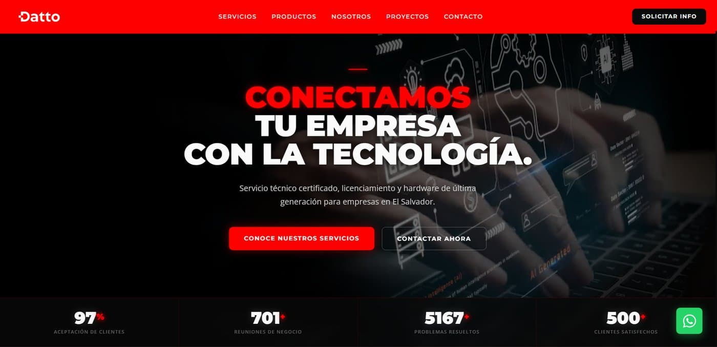Datto Business Network — Página principal